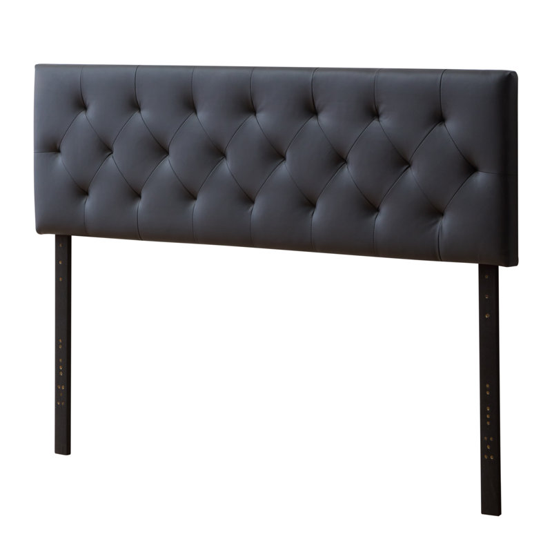 Steelside™ Mattson Adjustable Faux Leather Headboard & Reviews Wayfair